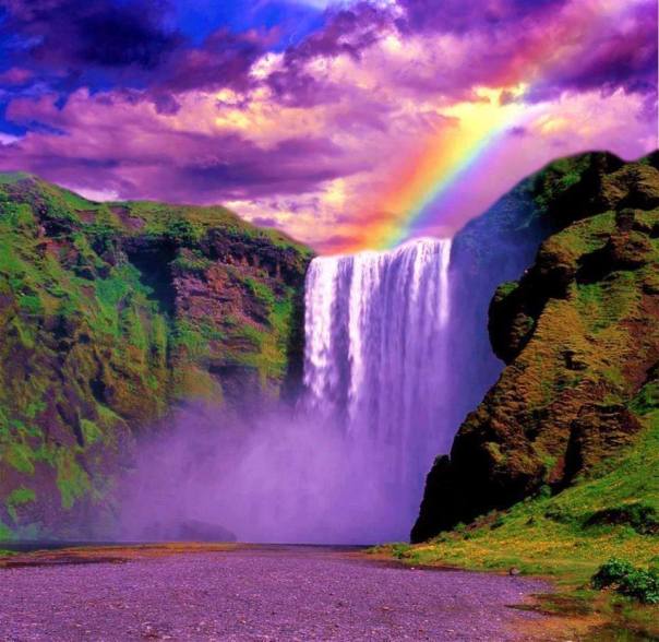 cascate arcobaleno meravigliosa novembre